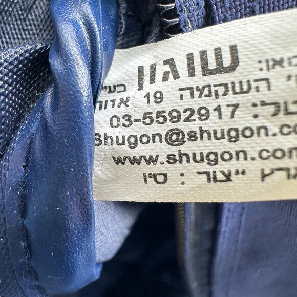 Shugon Blue Travel Duffel Bag Detachable Strap Multiple Compartments 19x11x9 - Picture 5 of 14